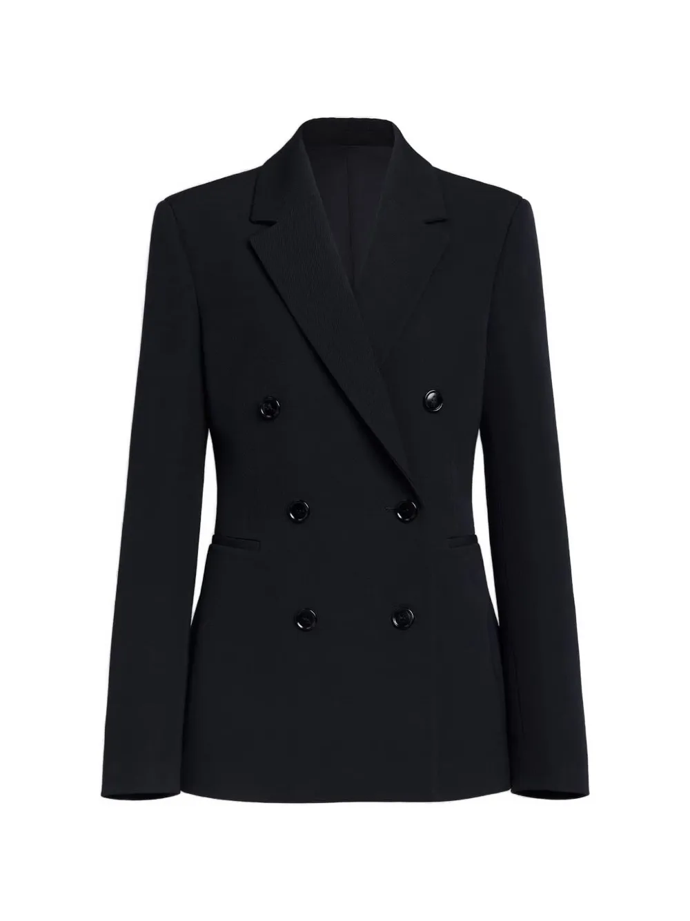 Double-Breasted Peak-Lapel Jacket