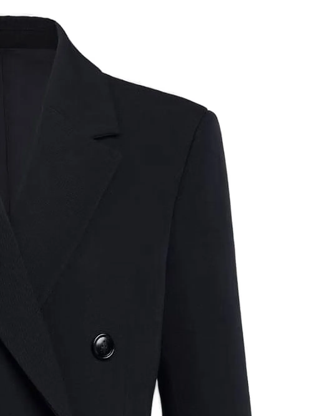 Double-Breasted Peak-Lapel Jacket
