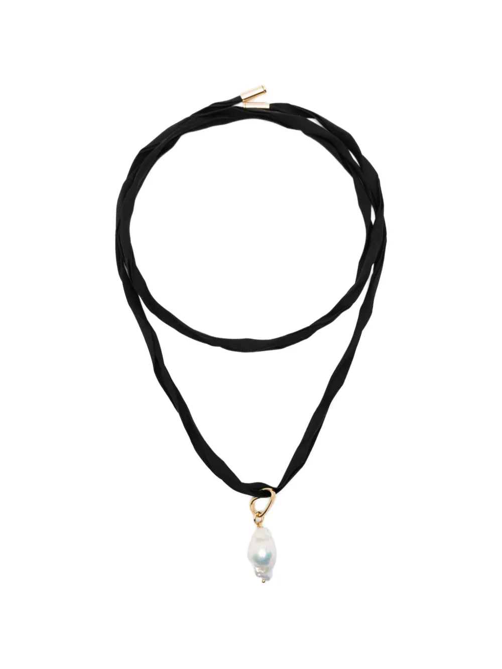Carven pearl pendant necklace - Nero