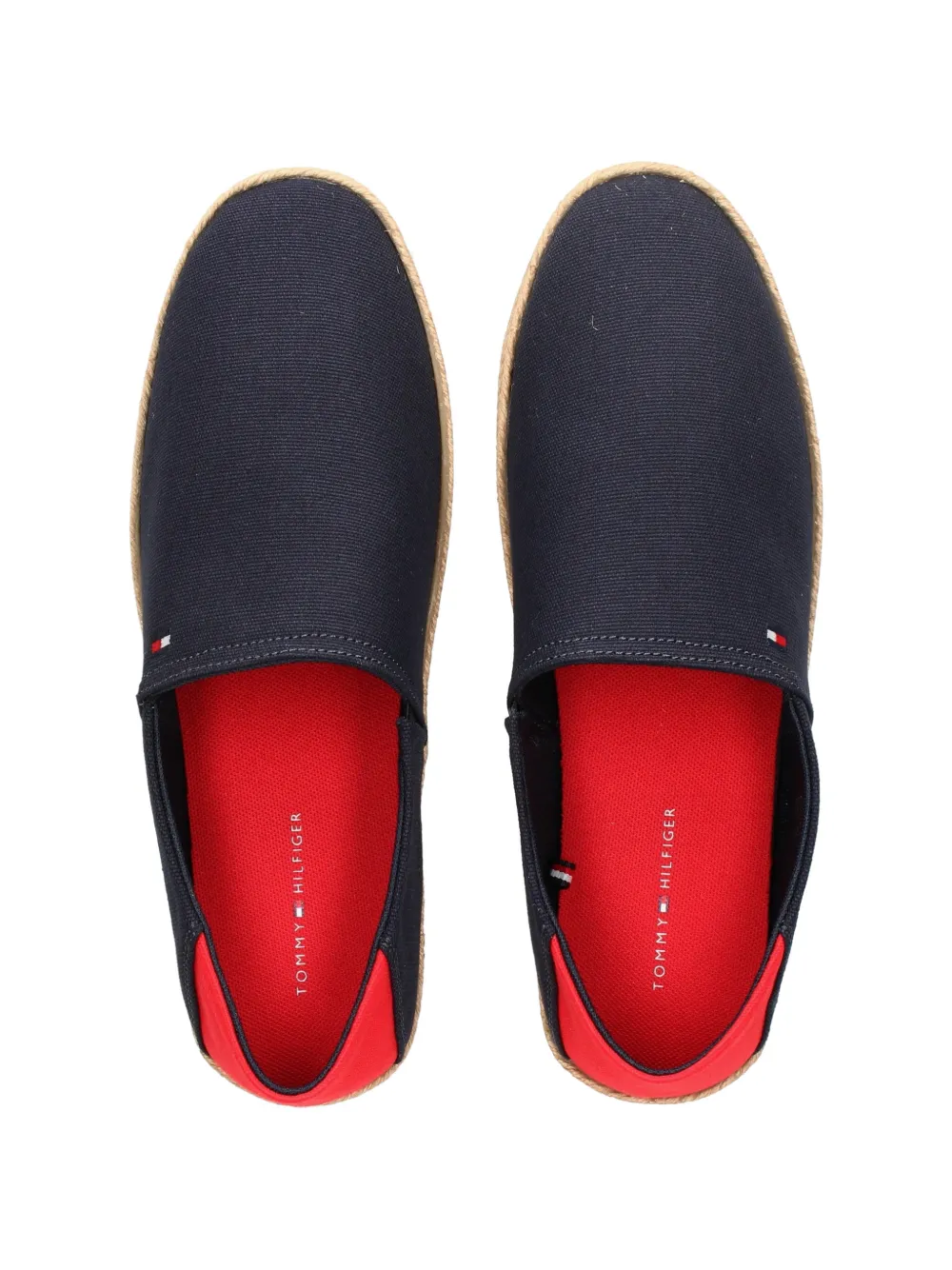 Tommy Hilfiger Espadrilles met geborduurd logo Blauw