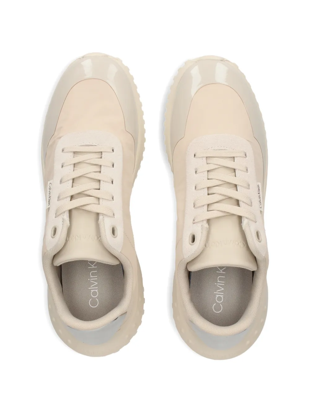 Calvin Klein Sneakers met vlakken Beige