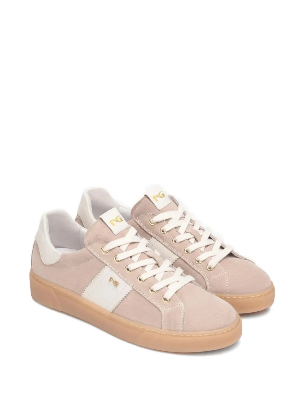 NERO GIARDINI Suède sneakers Roze