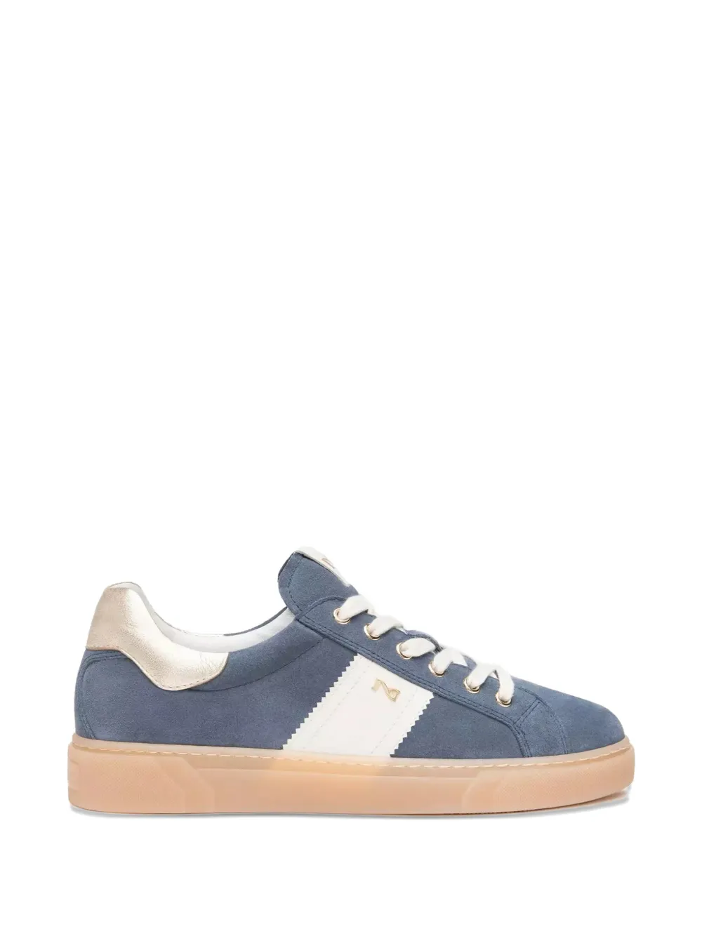 NERO GIARDINI suede lace-up sneakers - Blu