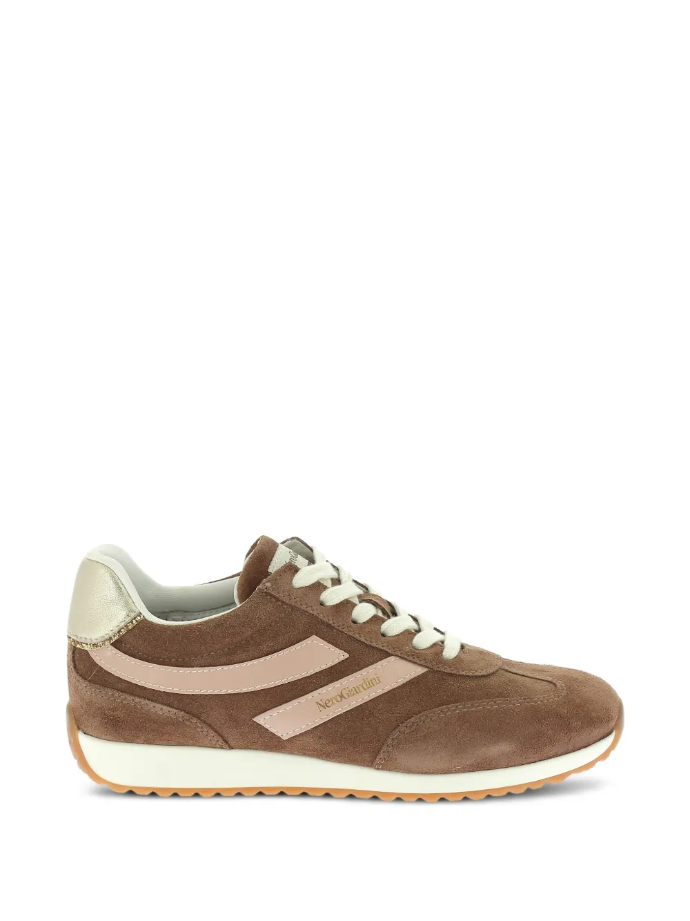NERO GIARDINI Suède sneakers Bruin
