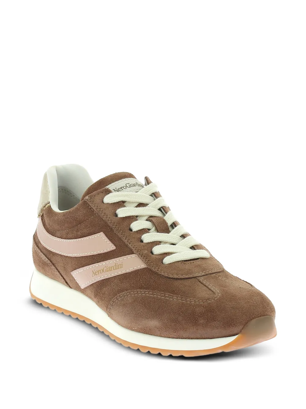 NERO GIARDINI Suède sneakers Bruin