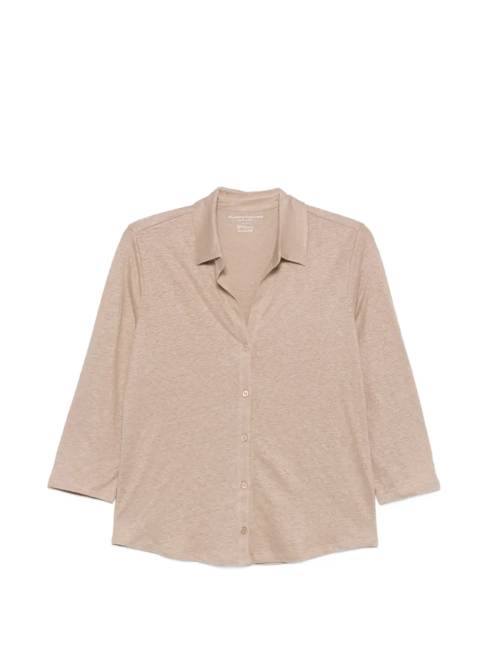 Majestic Filatures buttoned shirt - Toni neutri