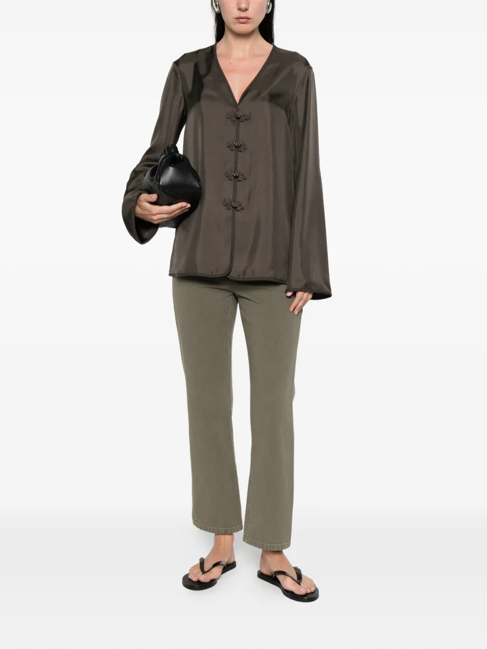 Brunello Cucinelli five-pocket jeans - Verde