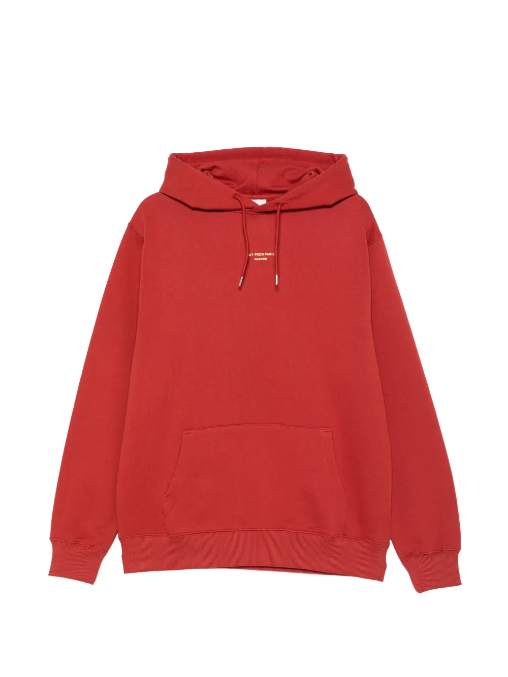 Drôle De Monsieur Slogan hoodie - Rosso