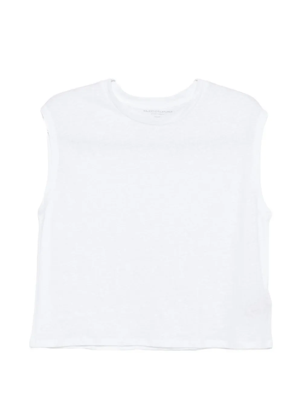 Majestic Filatures crew-neck tank top - Weiß