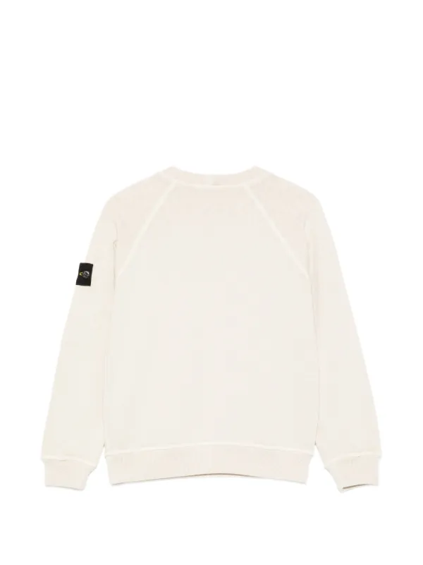 Stone Island Junior ロゴパッチ スウェットシャツ | ニュートラル