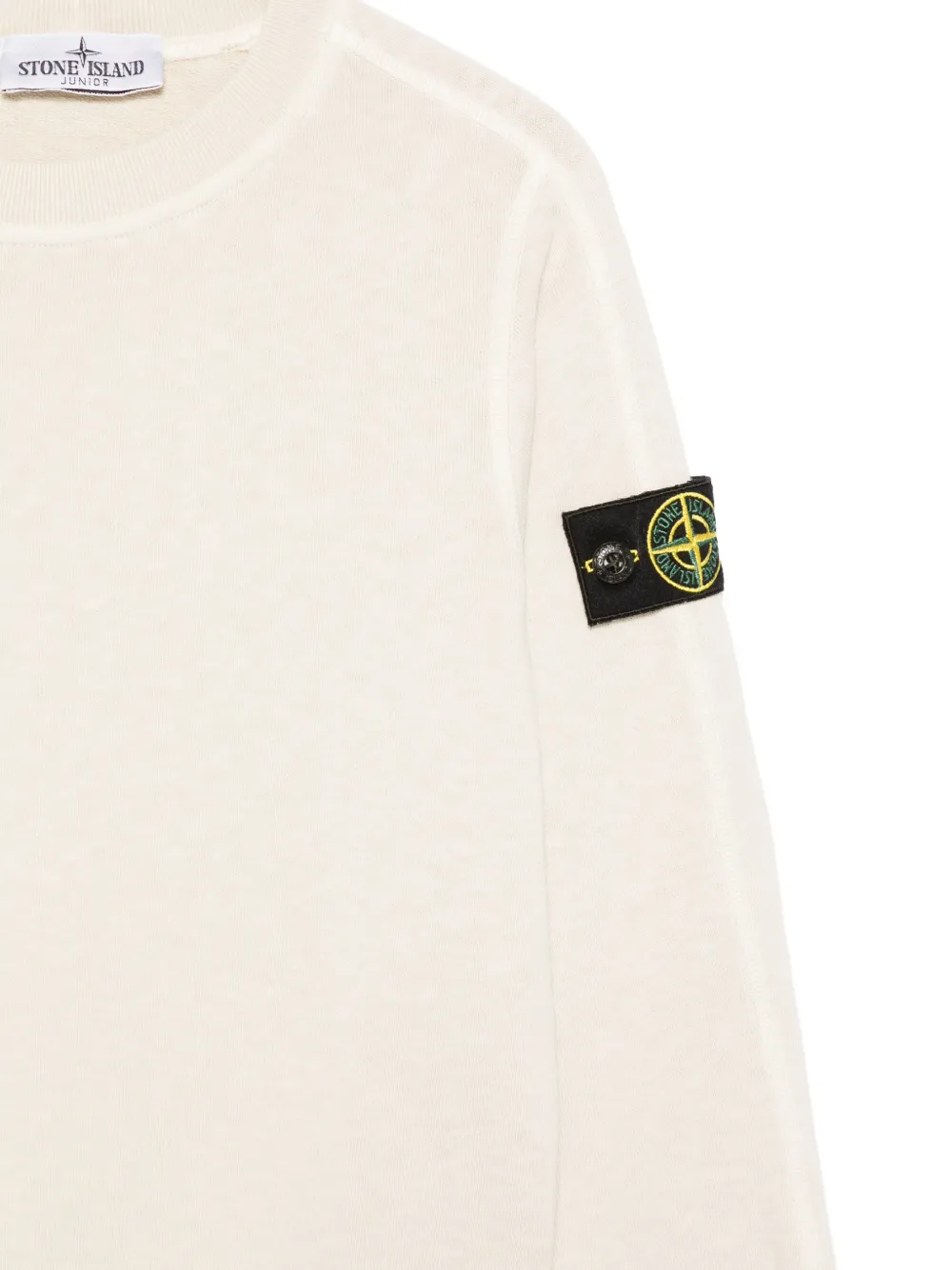 STONE  JUNIOR ロゴスウェット　ストーンアイランド Stone Island Junior ロゴパッチ スウェットシャツ | ニュートラル