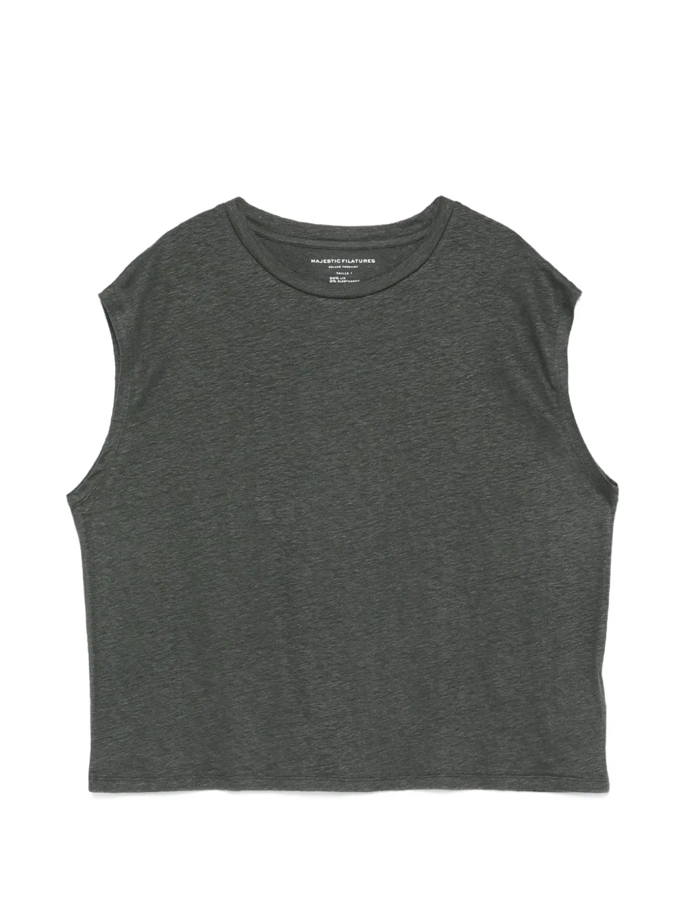 Majestic Filatures crew-neck tank top - Grau