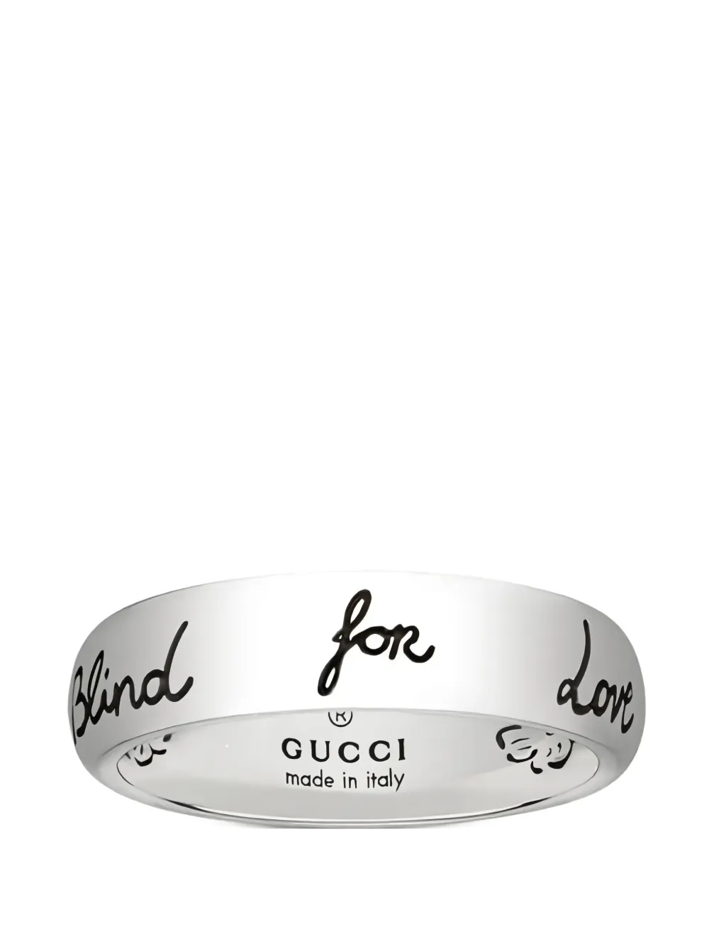 Gucci Blind For Love ring - Silber