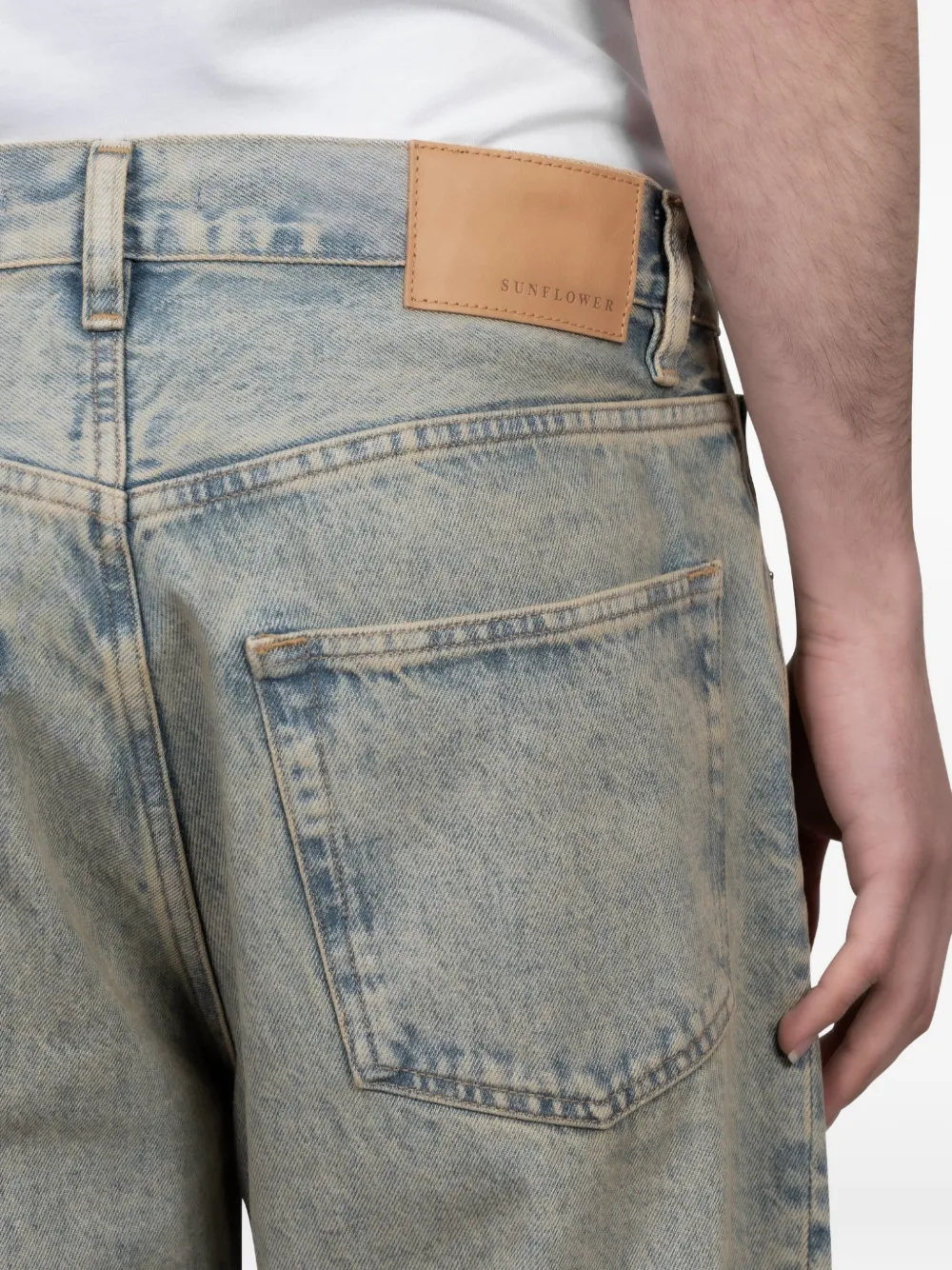 Sunflower Jeans met wijde pijpen Blauw