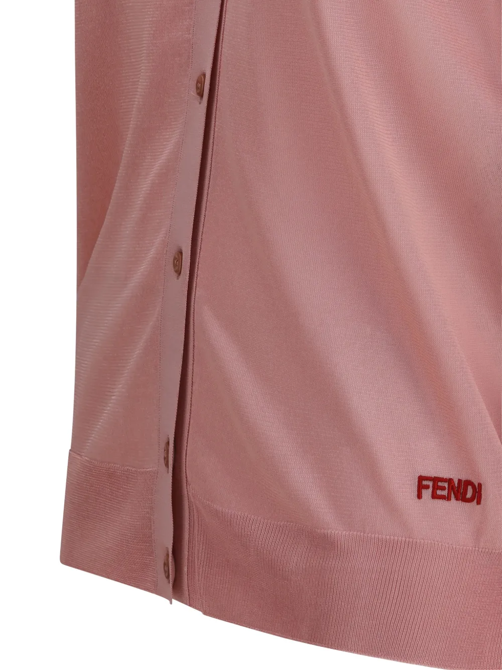  Fendi Buttoned Cardigan - Pink 
