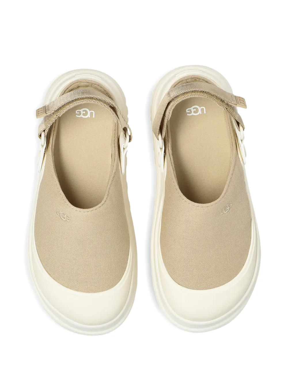 UGG Kids Canvas klompen met bandje Beige