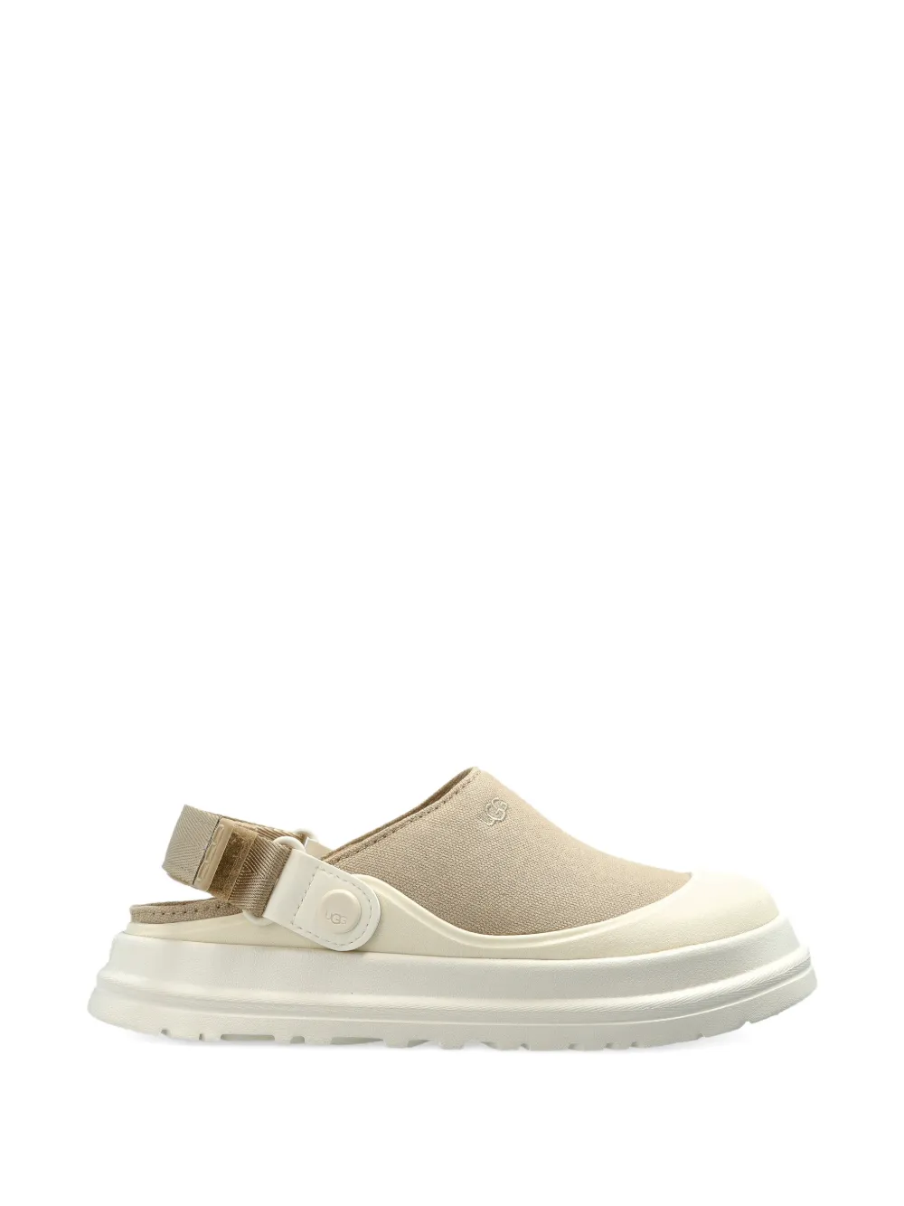 UGG Kids Canvas klompen met bandje Beige