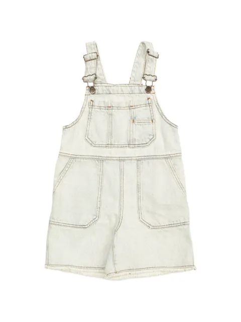 American Vintage Kids overol de mezclilla con efecto blanqueado