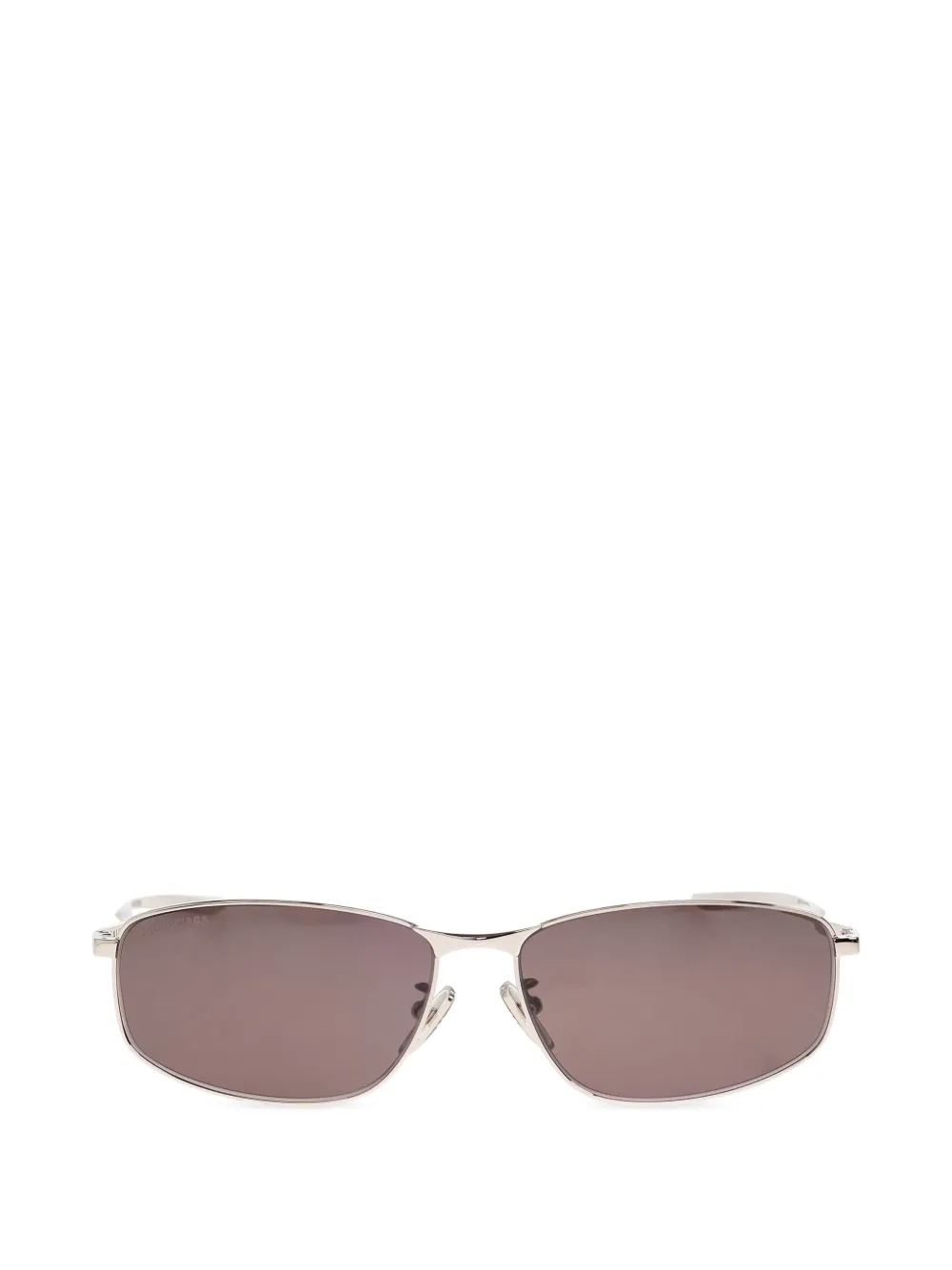 Balenciaga Eyewear rectangle-frame sunglasses - Argento