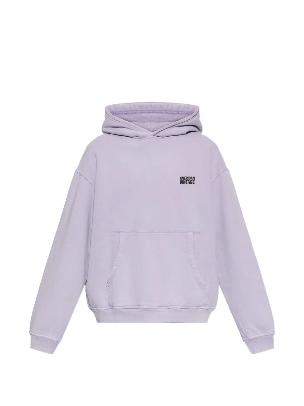 American Vintage hooded pouch pocket sweatshirt - Viola
