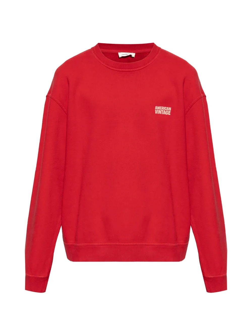 American Vintage logo knitwear - Rosso
