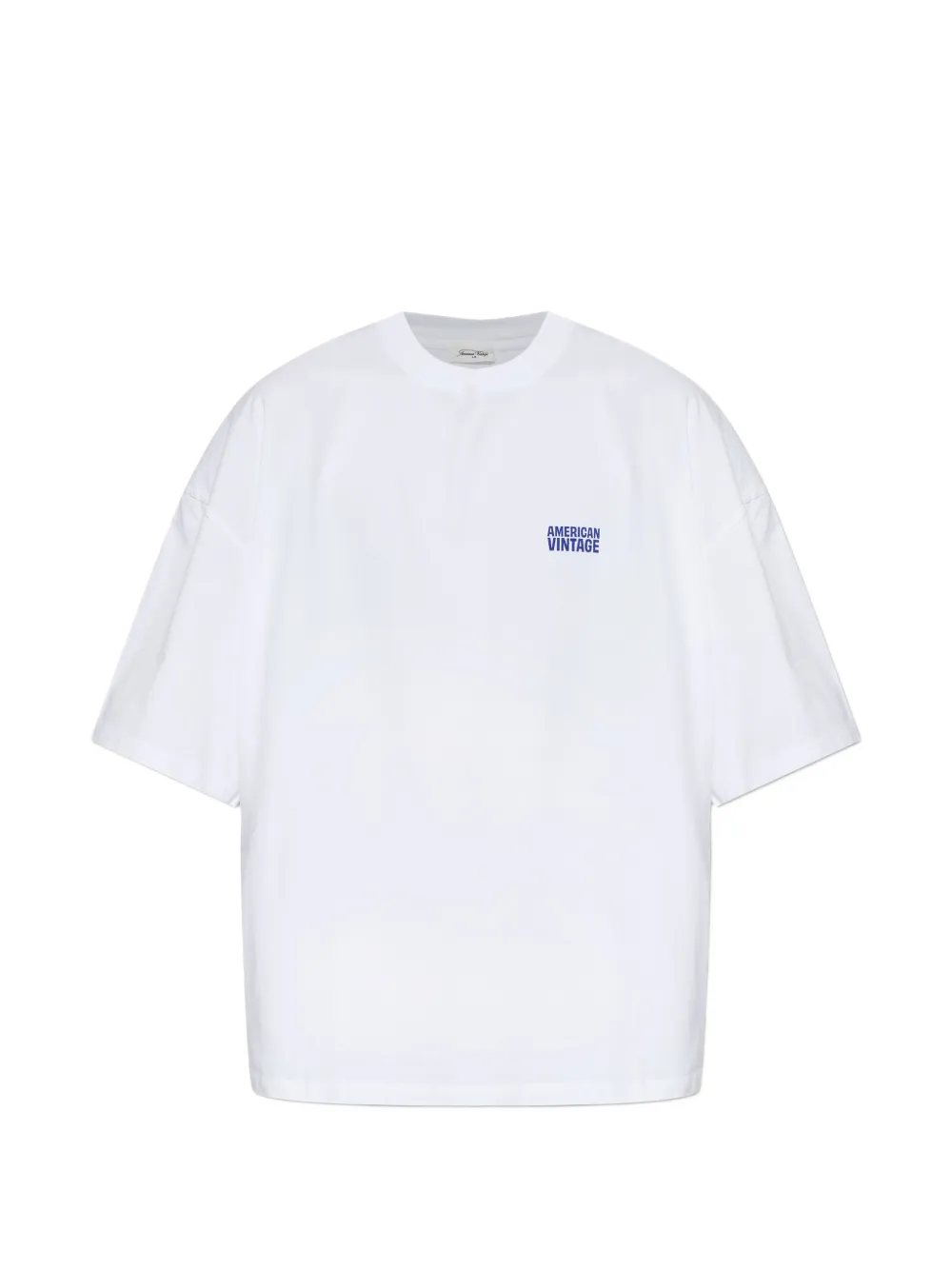 American Vintage Gixy logo-print T-shirt - Weiß