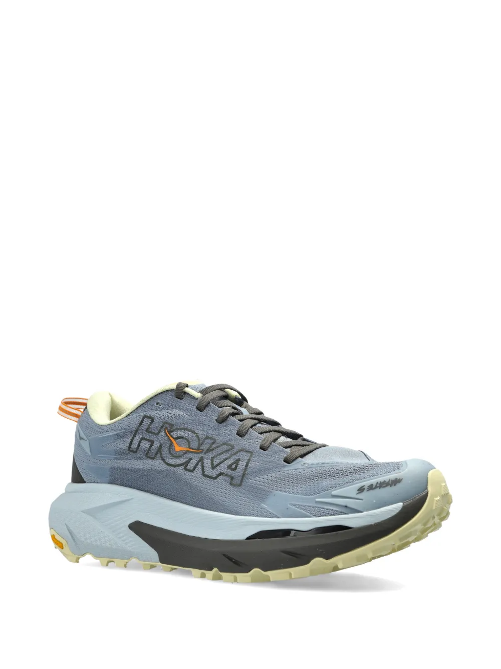 HOKA Mafate sneakers met logo Blauw