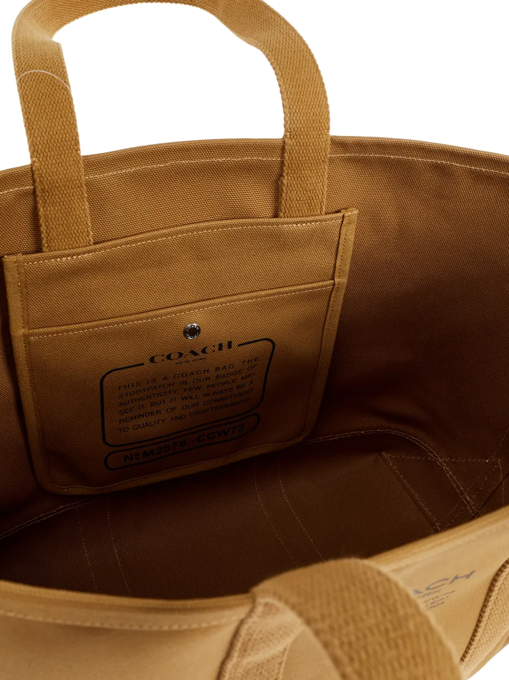 Coach Utility shopper met stikseldetail Beige