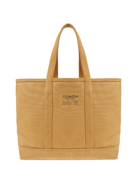 Coach Utility stitched detail tote bag