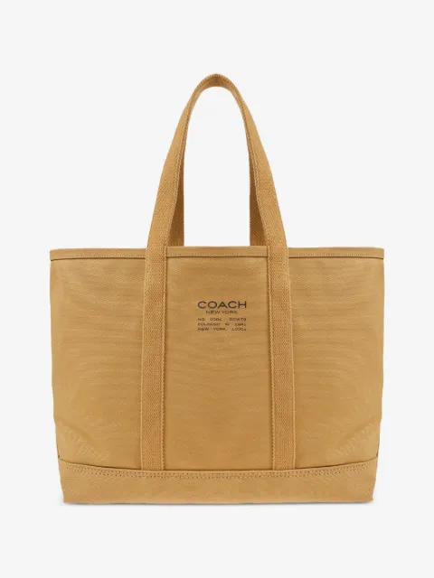 Coach Utility stitched detail tote bag