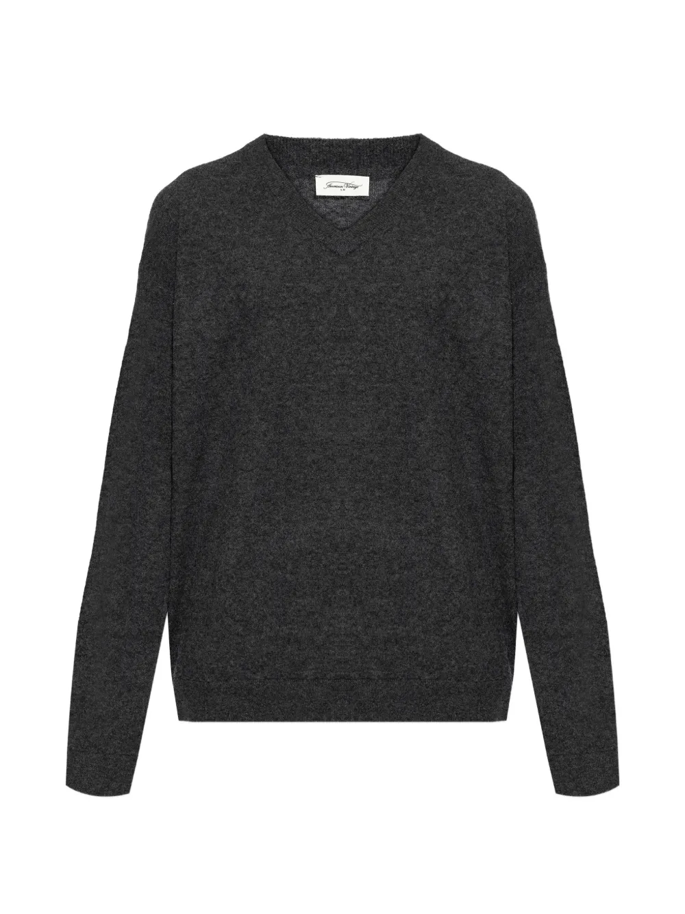 American Vintage V-neck wool sweater - Grigio
