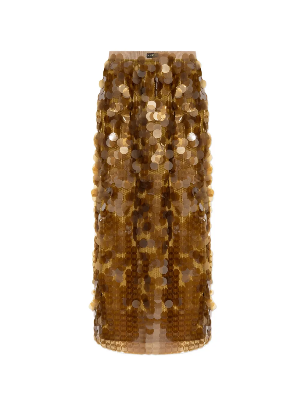 MUNTHE sequined mini skirt - Oro