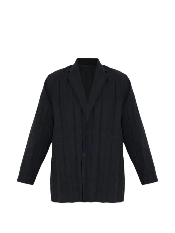ISSEY MIYAKE プリーツジャケット Homme Plissé Issey Miyake プリーツ ジャケット | ブラック | FARFETCH JP
