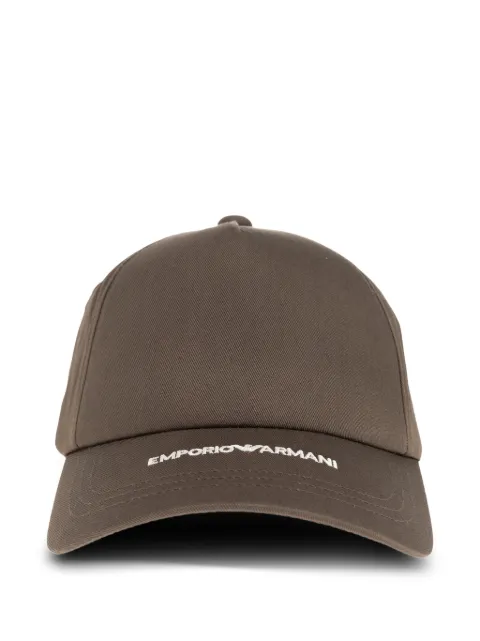 Emporio Armani casquette brodée en coton