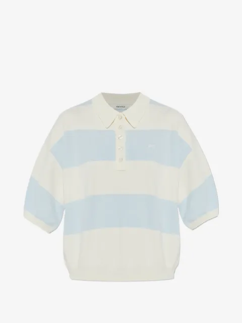 Gestuz Maia striped button knitwear