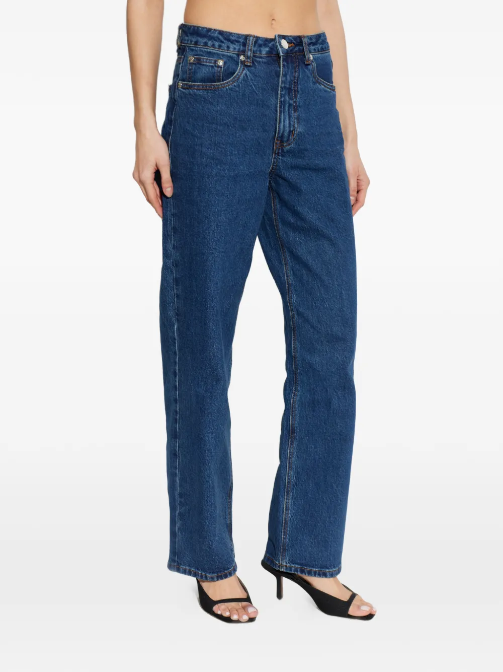 Gestuz Straight jeans Blauw