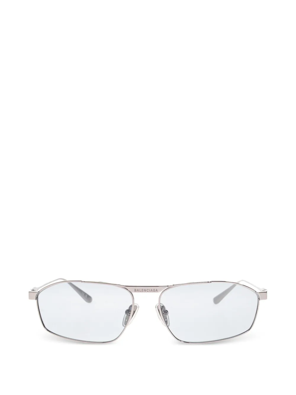 Balenciaga Eyewear geometic-frame sunglasses - Argento