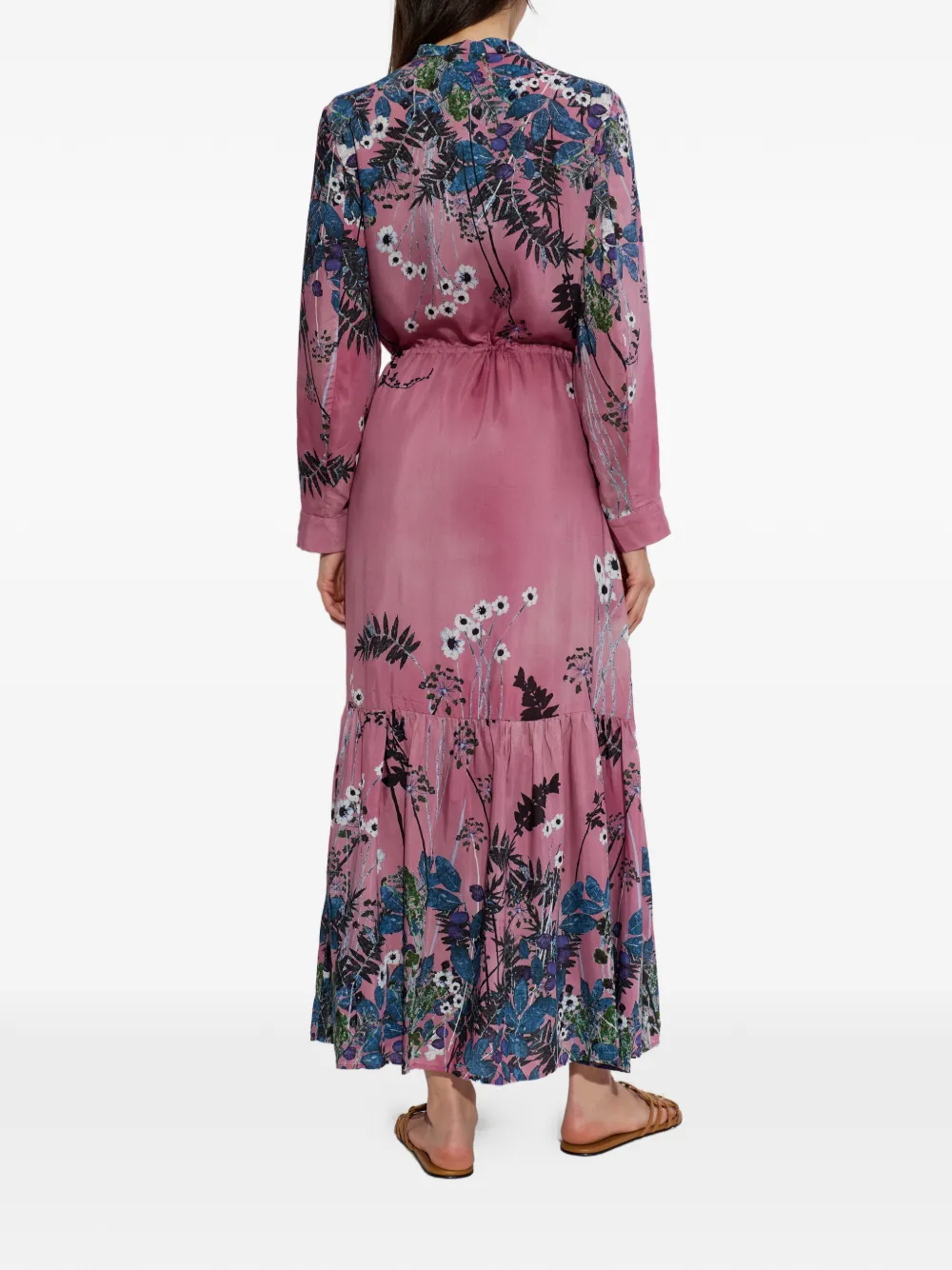 MUNTHE Bernadette midi-jurk met bloemenprint Roze