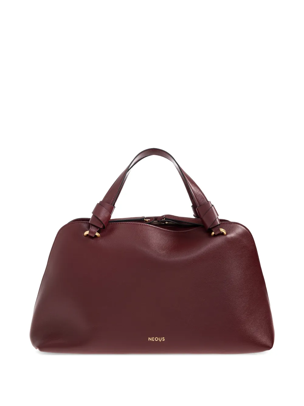 NEOUS Aries leather tote bag - Rosso