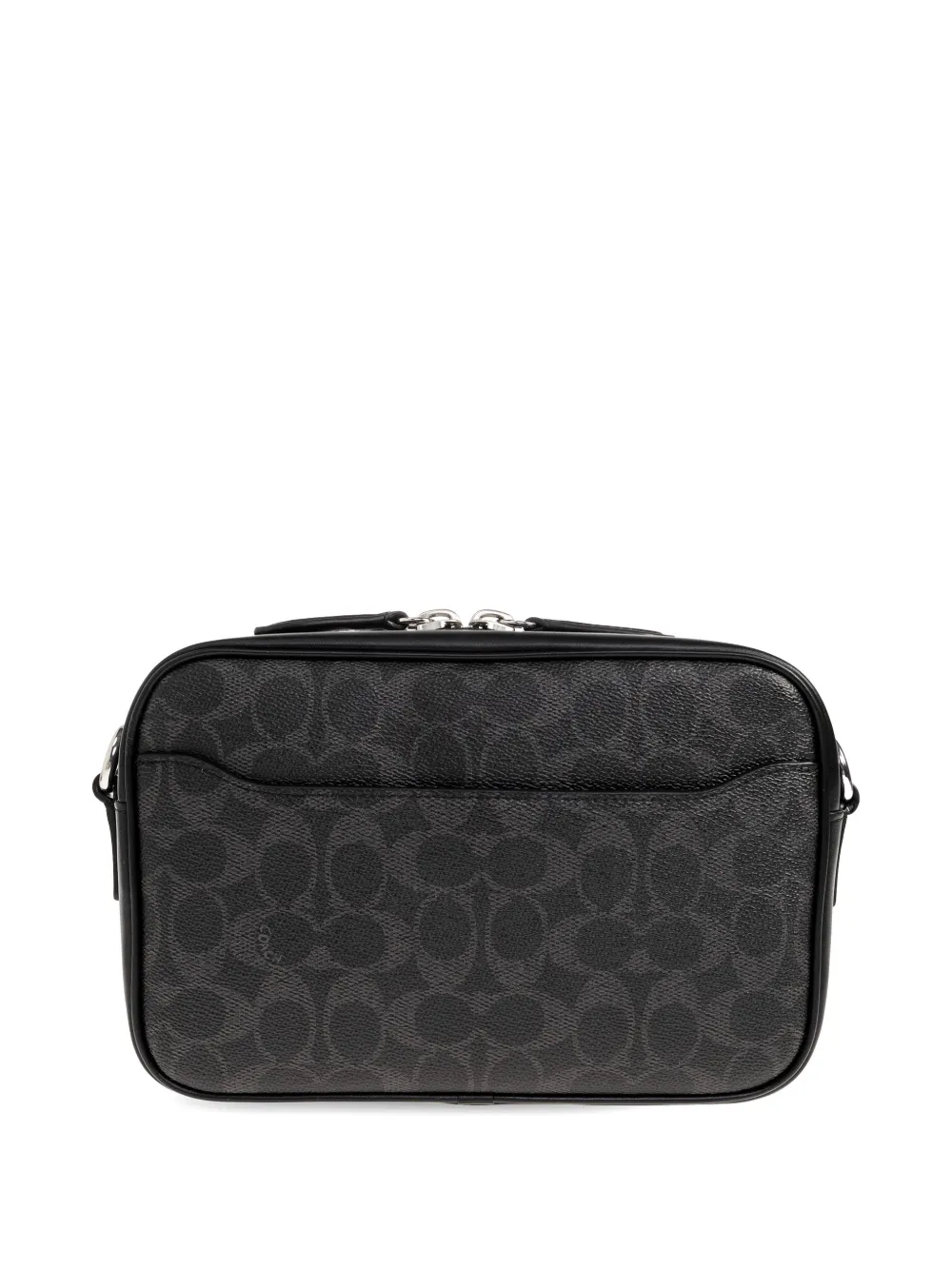  Coach Charter Pattern Strap Tote Bag - Grey 