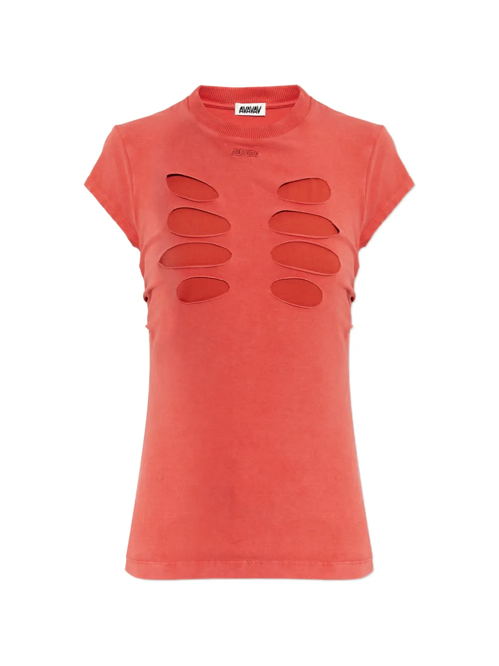 AVAVAV cut-out T-shirt - Arancione