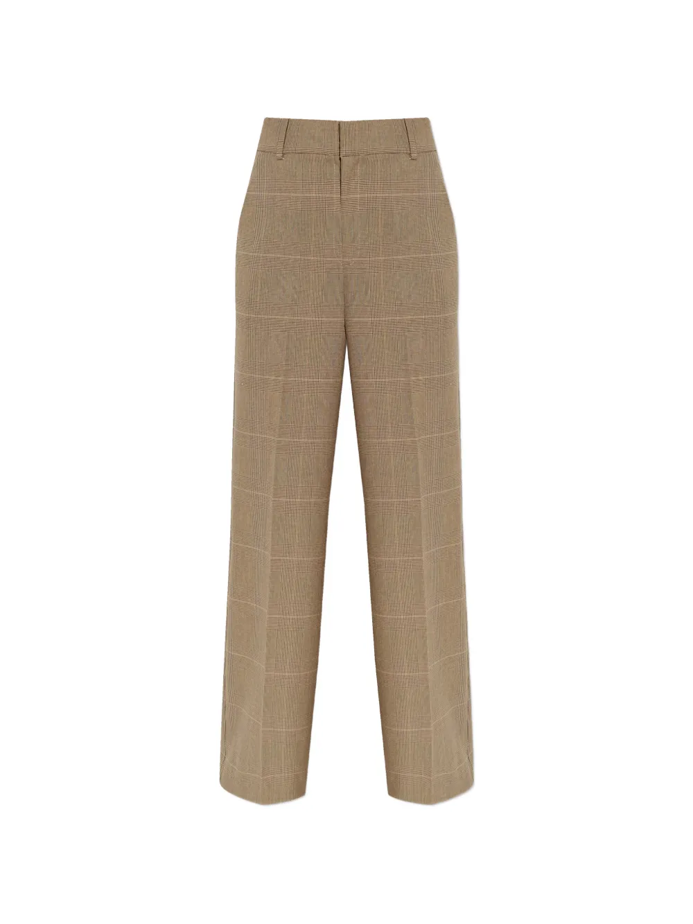 Gestuz Evaldi check pattern trousers - Nude