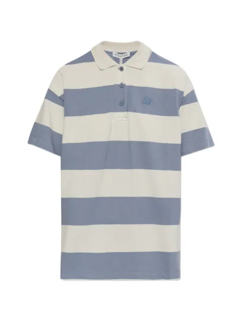MUNTHE Baelfire striped short-sleeved polo shirt