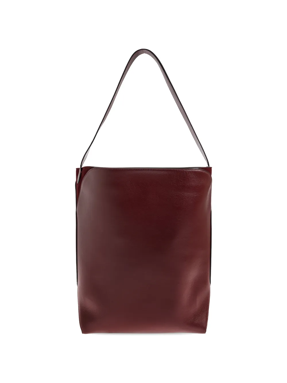 Neous Leather Suede Thea Tote Bag in Red, view 3
