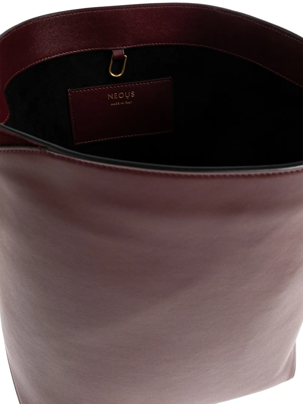 Neous Leather Suede Thea Tote Bag in Red, view 5