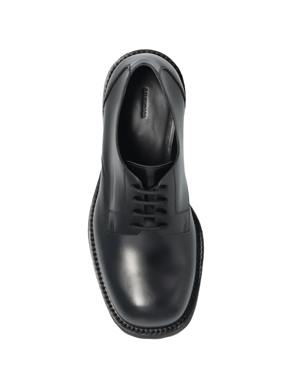 Balenciaga Venom derby veterschoenen met plateauzool Zwart