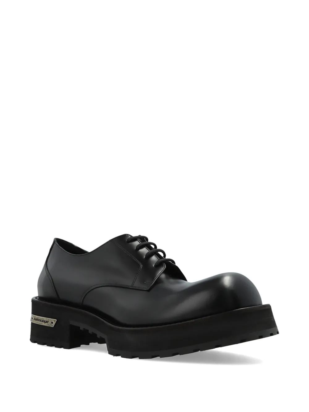 Balenciaga Venom derby veterschoenen met plateauzool Zwart