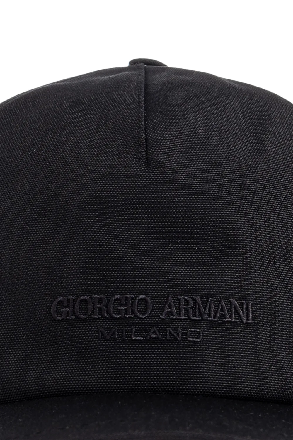 Giorgio Armani Logo Baseball Cap | Black | FARFETCH