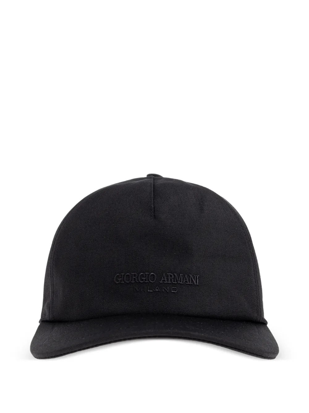 Giorgio Armani logo baseball cap - Schwarz