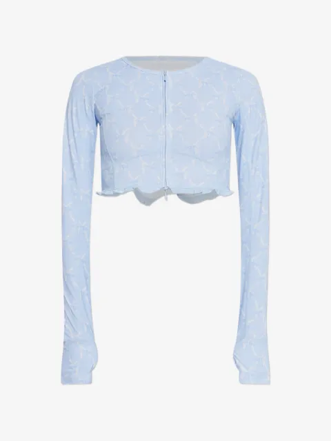 LoveShackFancy Laudie ruffle long-sleeve top